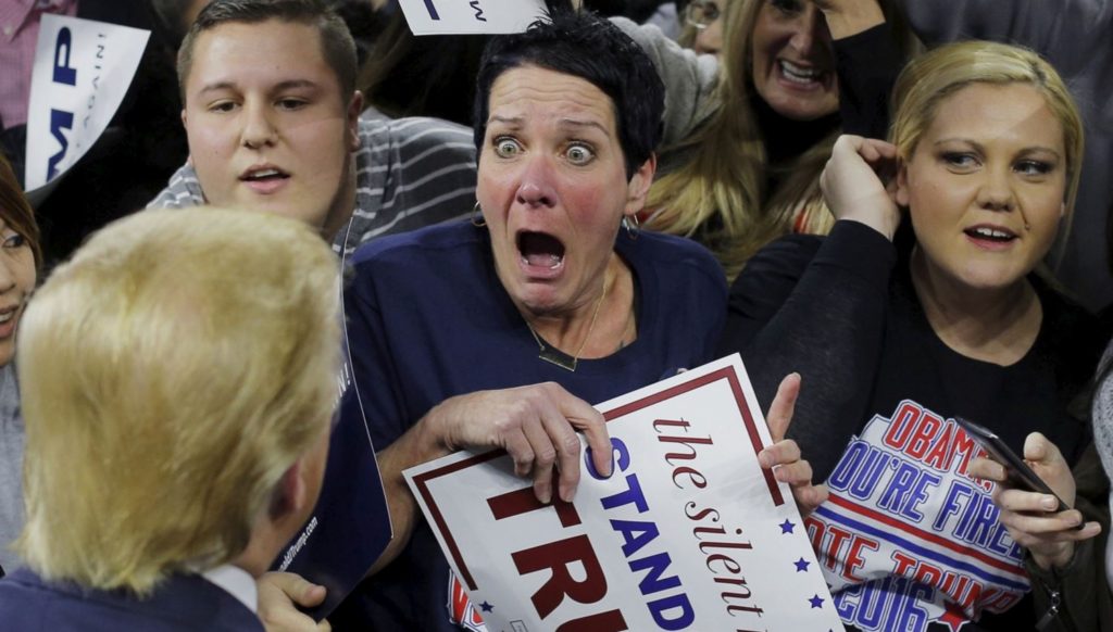 Donald Trump mentally ill crazy supporters