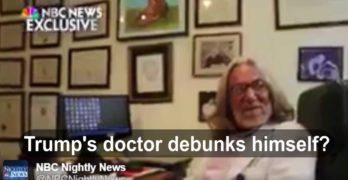 Trump's doctor all but debunks the veracity of his statement on Trump's health (VIDEO)
