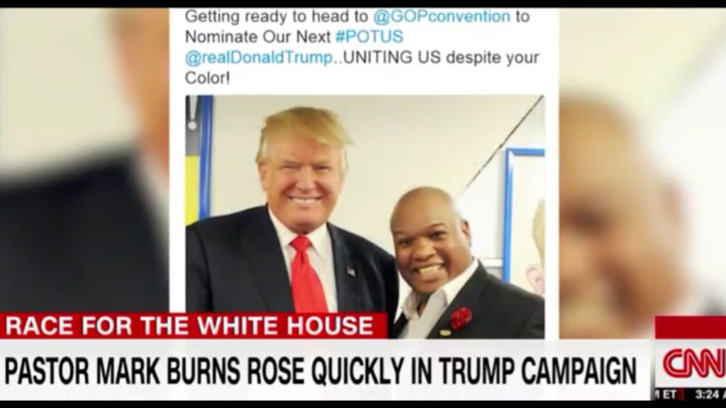 Busted - CNN exposes Trump convention speaker Mark Burns pastor as a fraud