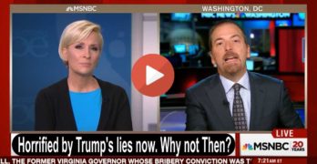 Chuck Todd on Trump: 'You can't debunk the lies as fast as he is telling them' (VIDEO)