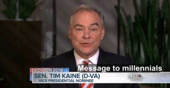 Democratic VP Candidate: 5 reasons millennials should vote Clinton/Kaine ticket (VIDEO)