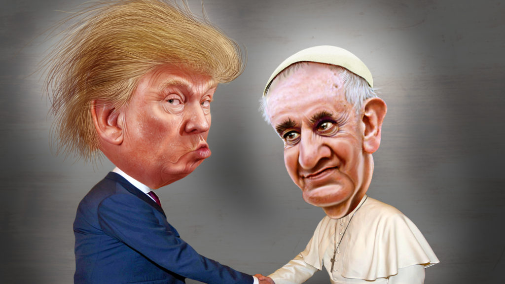 Evangelical Donald Trump, Pope Francis
