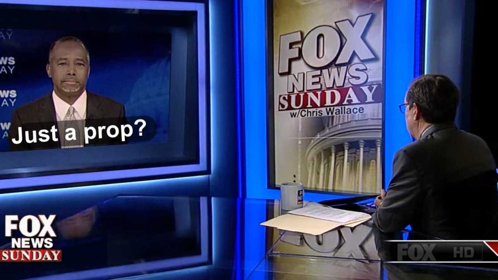 Fox News Chris Wallace asks Ben Carson if he is being used by Trump as a prop to Black voters (VIDEO)