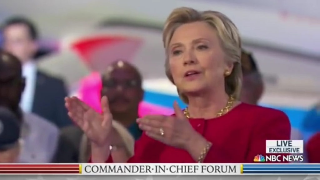 Hillary Clinton's interview at the Commander-in-Chief Forum (VIDEO - Full Transcript)
