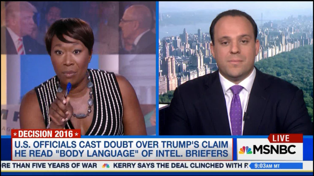 Joy-Ann Reid clipped wings of Trump surrogate who generally bests MSNBC hosts (VIDEO)