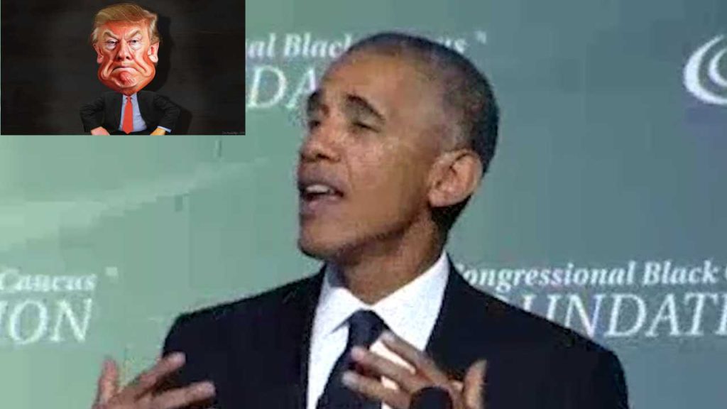 1:28 President Obama makes fun of Trump at Congressional Black Caucus