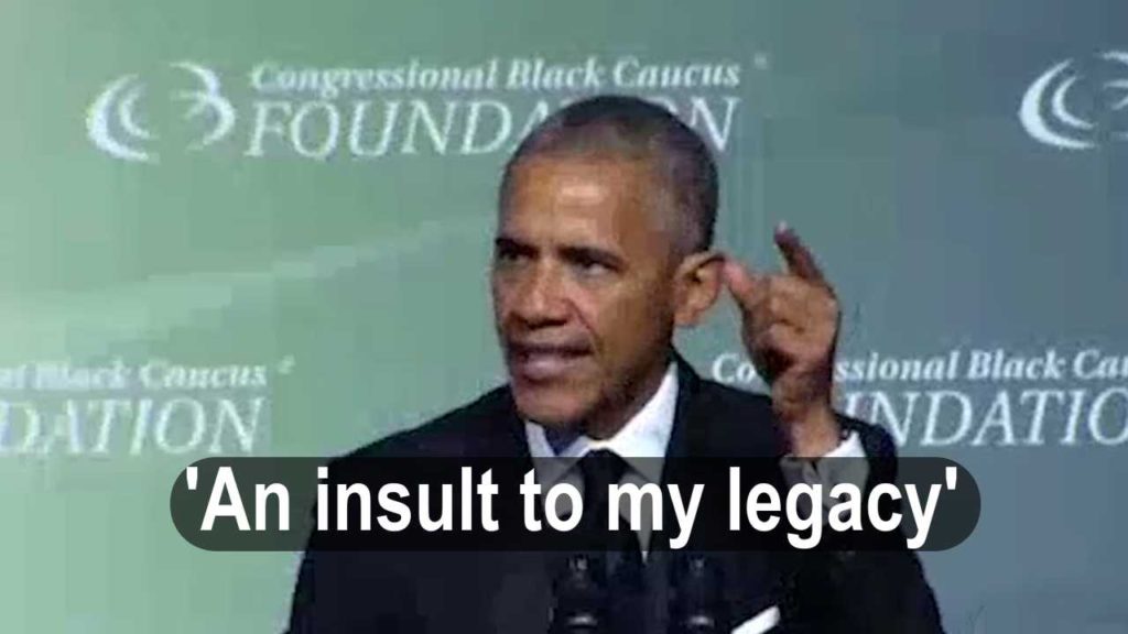 'An insult to my legacy' Congressional black caucus