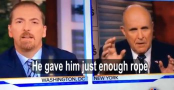 Chuck Todd gives Rudy Giuliani all the rope he needed to convict Trump