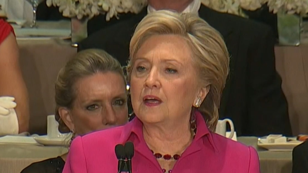 Hillary Clinton's speech at Al Smith benefit dinner jabbed Trump just right (VIDEO)
