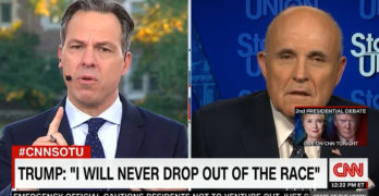 Jake Tapper unloads on Rudy Giuliani: Never heard any man talk about mauling women (VIDEO)