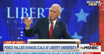 Mike Pence speech shows politicians psychological abuse of evangelical voters