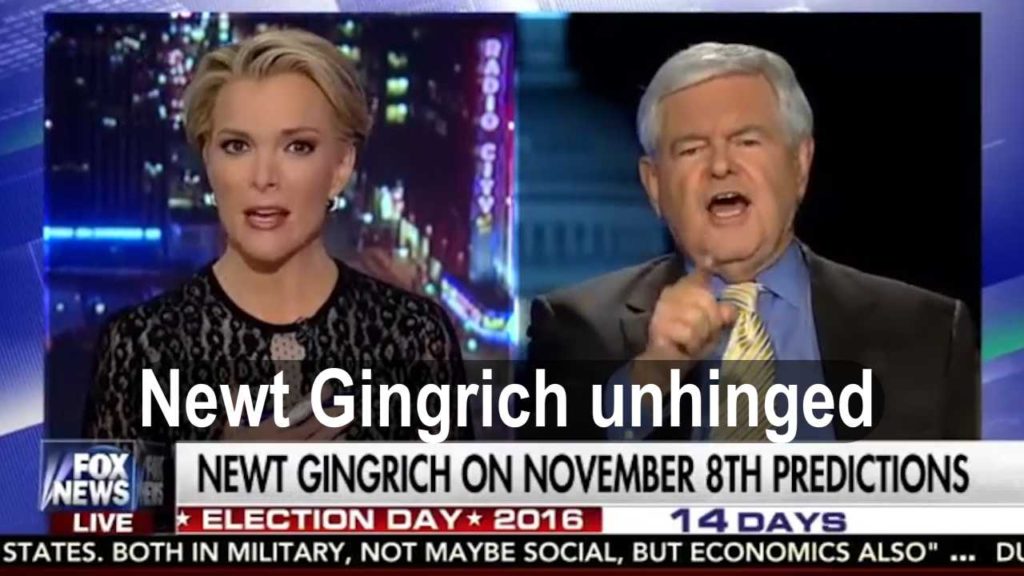 Newt Gingrich unhinged