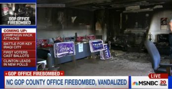 Republican North Carolina campaign office firebombed