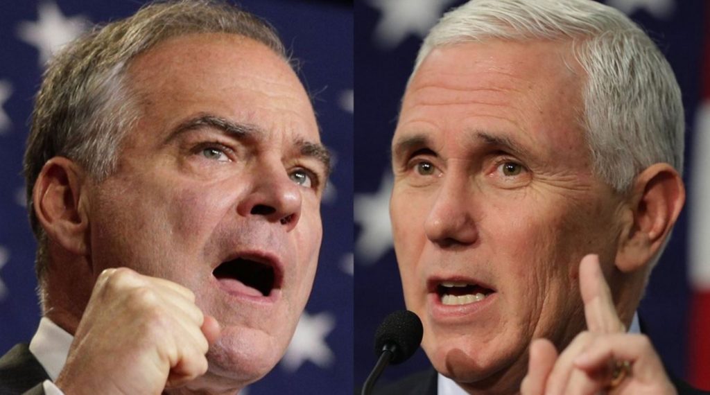 tim kaine, mike pence, vice presidential debate