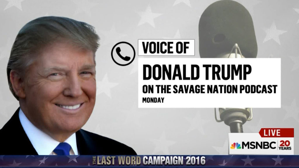 Trump on Right Wing Radio whining: Clinton too tough on Russia (VIDEO)