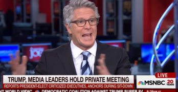 Donny Deutsch should have made the case that the tone of the discussion between Trump and the media had undertones of fascism instead of dipping his toes.