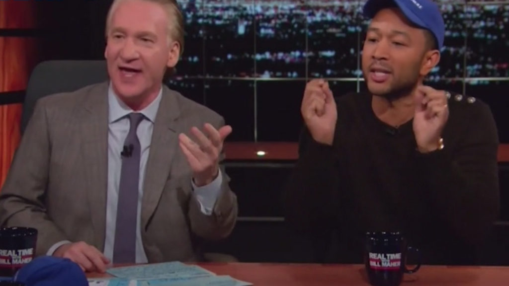John Legend Shuts slams David Axelrod For discounting Trumps racism on Real Time (VIDEO)