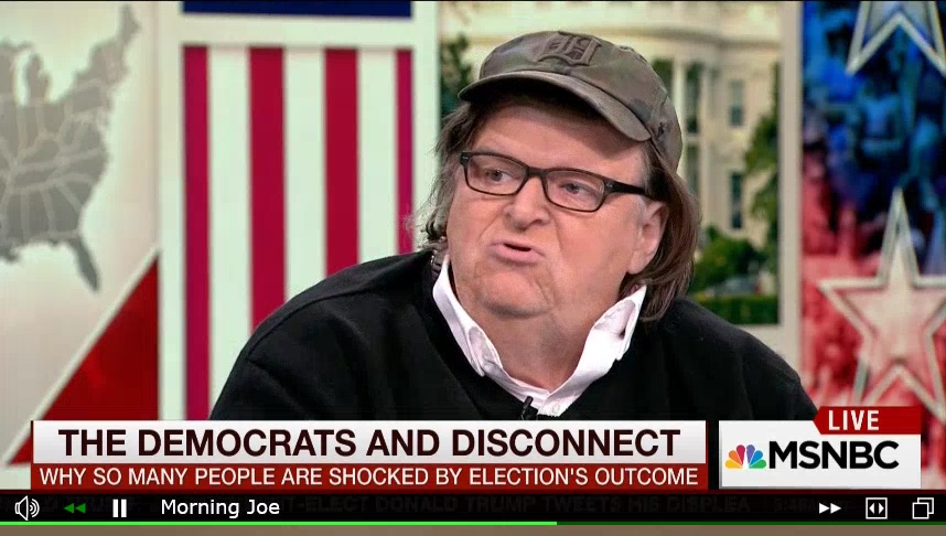 Michael Moore on Morning Joe explains Clinton loss and protests that must follow (VIDEO)