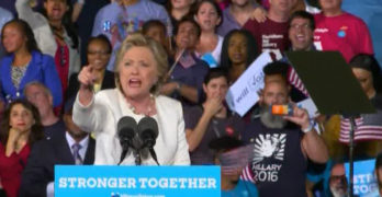 Watch Hillary Clinton summarily put a Trumpian heckler in their place (VIDEO)