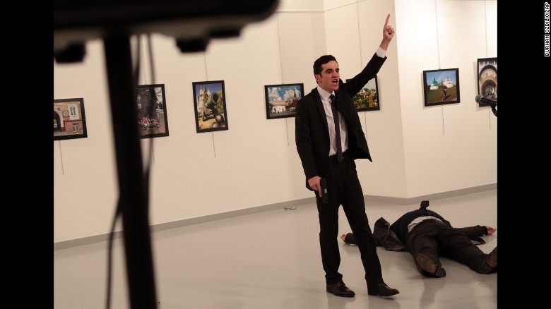 Russia Ambassador shot