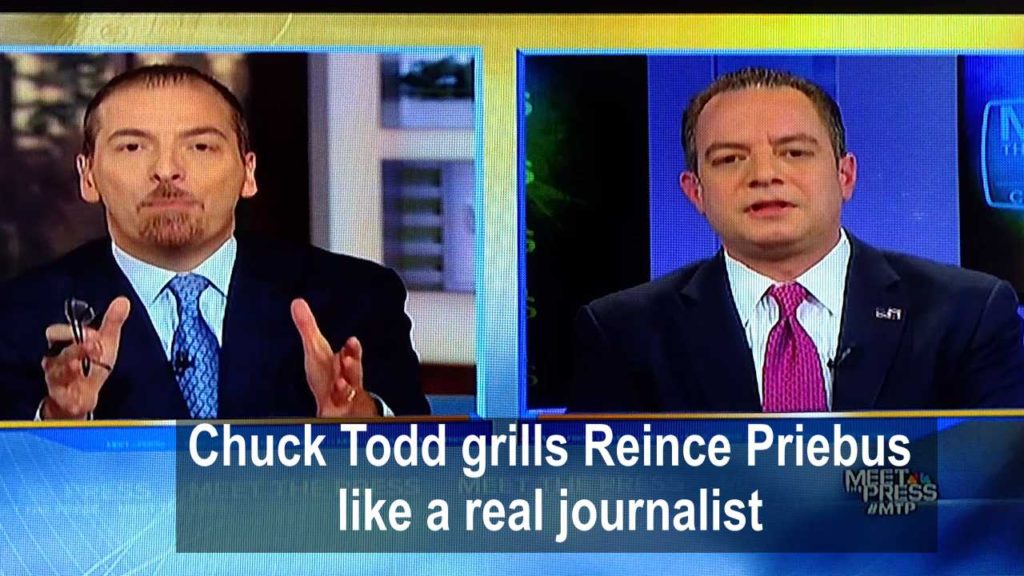 Chuck Todd grills Reince Priebus on Russian assault on election (VIDEO)