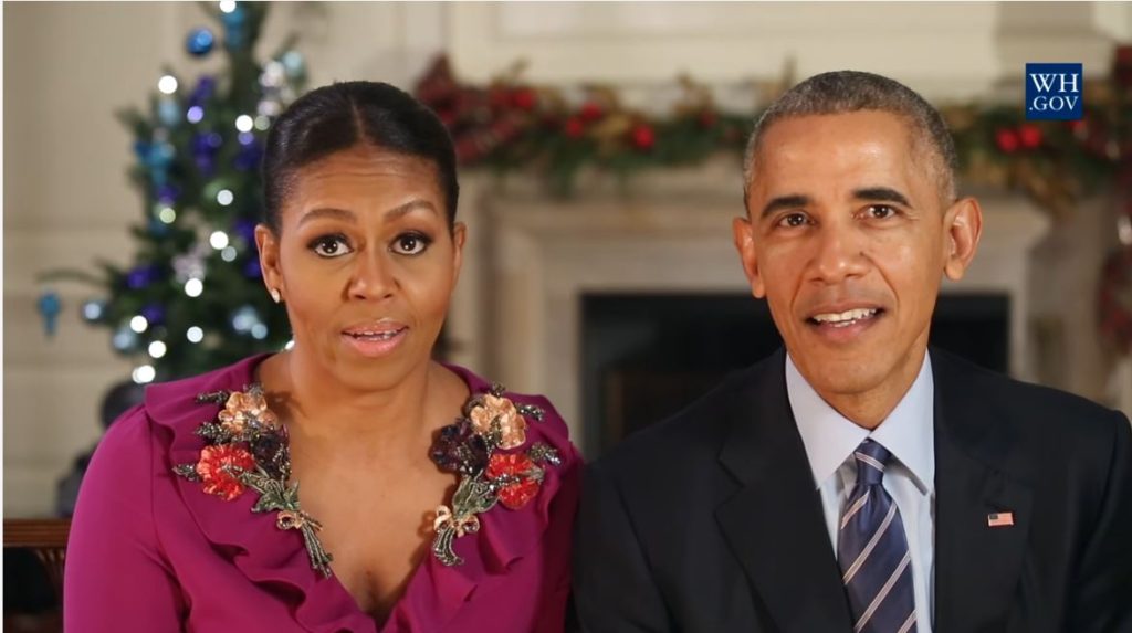 President Obama and Michelle Obama's 2016 Christmas message