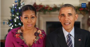 President Obama and Michelle Obama's 2016 Christmas message
