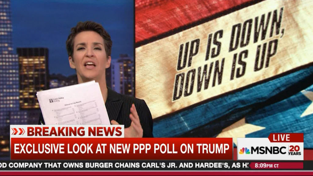Rachel Maddow: Poll reveals Trump voters live in alternate state of reality (VIDEO)