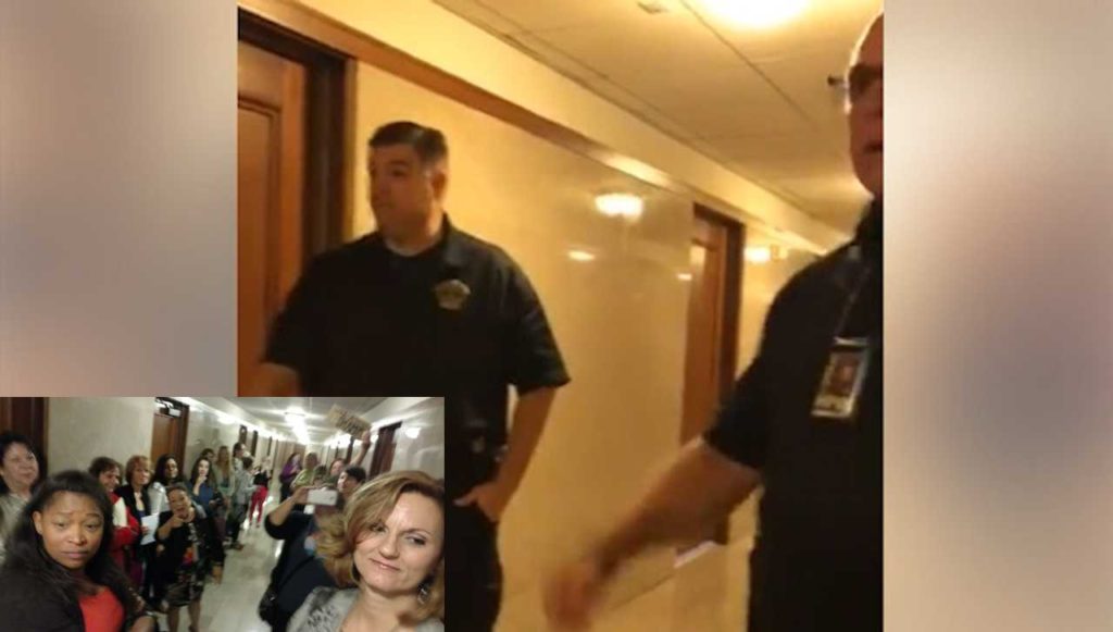 Houston Police called & escorted from Ted Cruz Houston Office after refusing meeting with most
