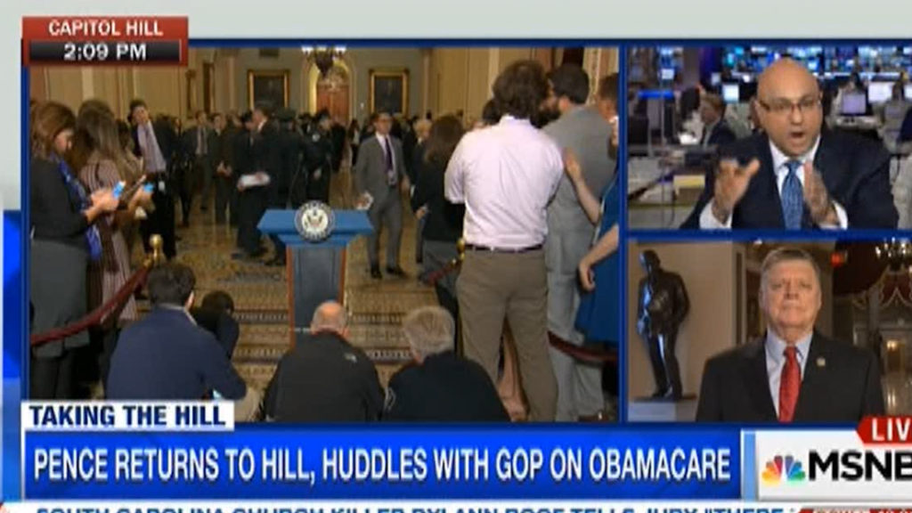MSNBC Ali Velshi's real journalism slams Congressman's Obamacare lie in real time (VIDEO)