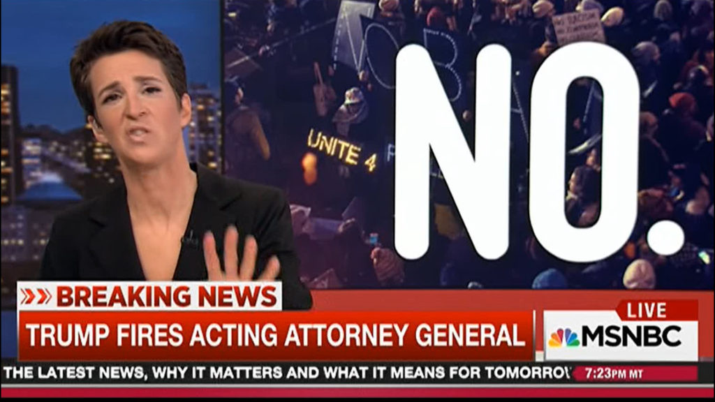 Nixonest Trump fires acting Attorney General Sally Yates (VIDEO)