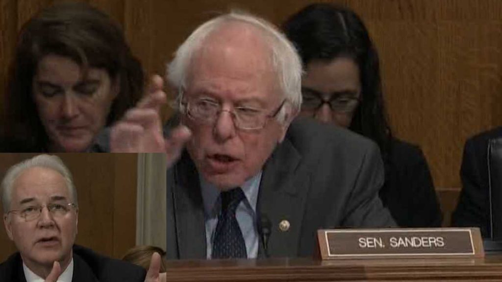 Sen. Bernie Sanders grills HHS appointee as he evaded drug price control