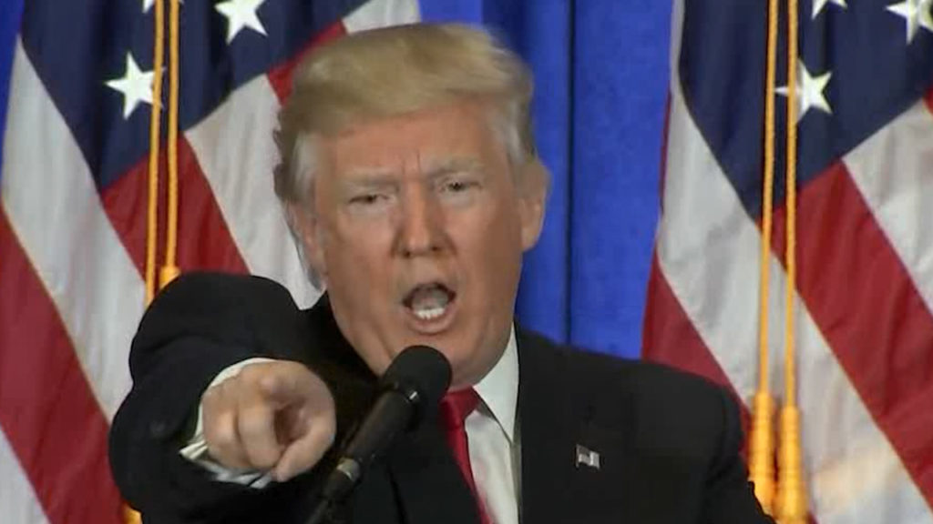 Watch Donald Trump explodes on Buzzfeed journalist at press conference (VIDEO)