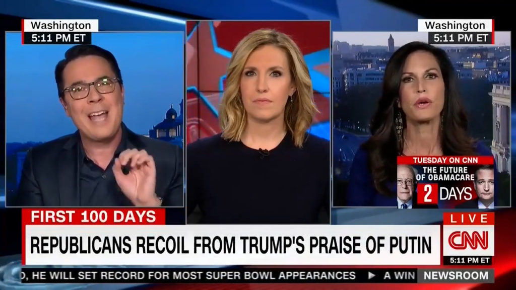 A Liberal panelist & a CNN host show how to neuter a lying Right Wing operative on air (VIDEO)