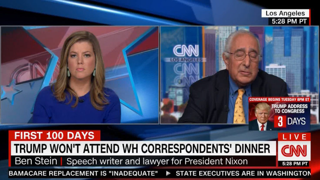 Ben Stein said media unjustly brought down Nixon and trying the same on Trump. Really
