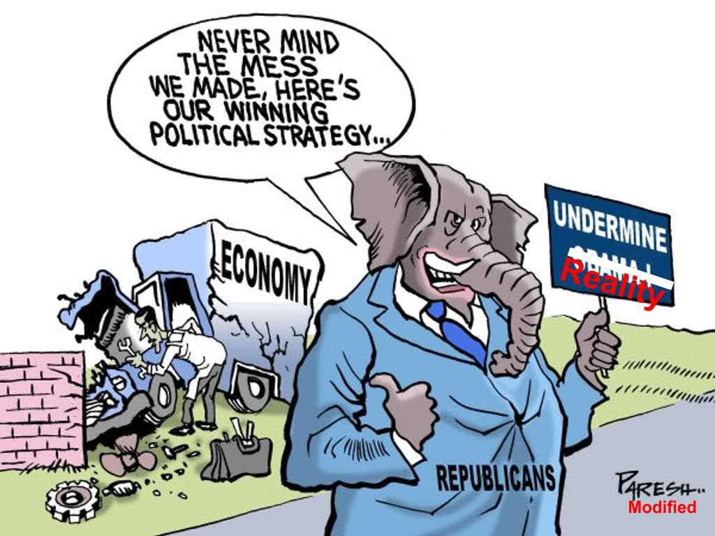 Do not allow Republicans to destroy the economy again - It's your duty