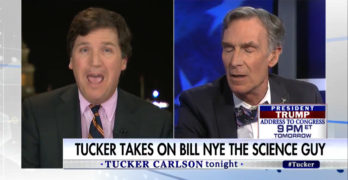 Fox News Tucker Carlson implodes as Bill Nye The Science Guy schooled him on climate change (VIDEO)