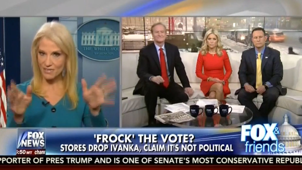 SHAMEFUL - Kellyanne Conway goes on Fox News and promotes Ivanka Trump product line