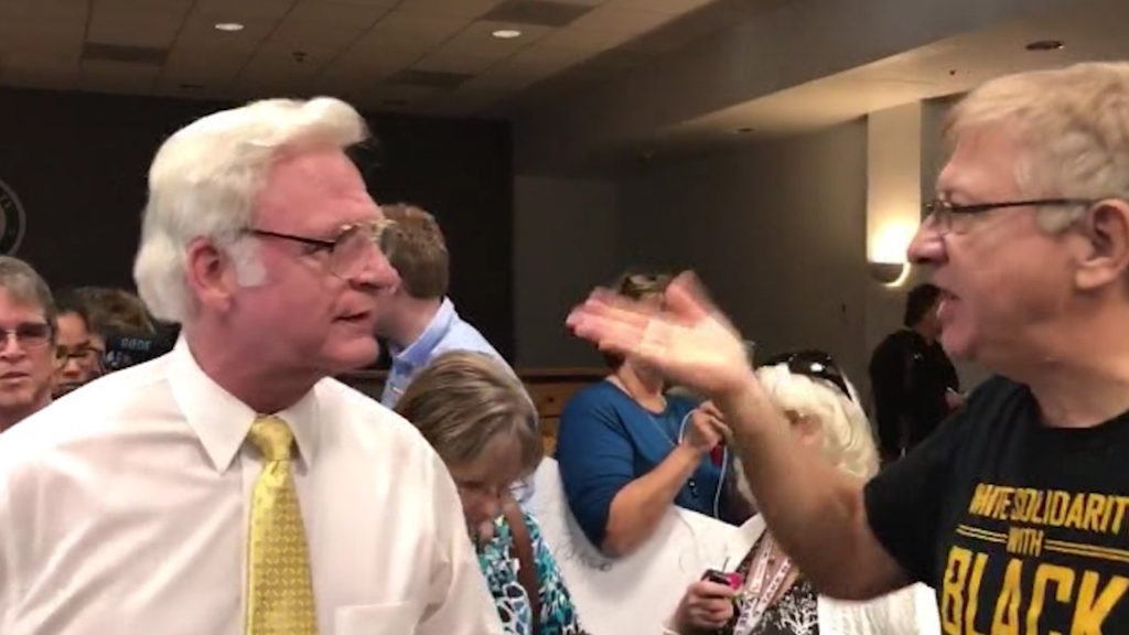 Watch constituents tear into GOP official resurrecting death panel lies at town hall (VIDEO)