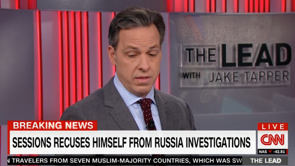 CNN ake Tapper slams Trump for fake news as Ted Cruz spokeswoman thinks Jeff Session lied