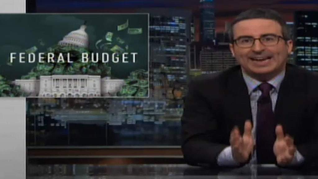 John Oliver mocks Trump budget and the ludicrous claims made to justify its draconian cuts
