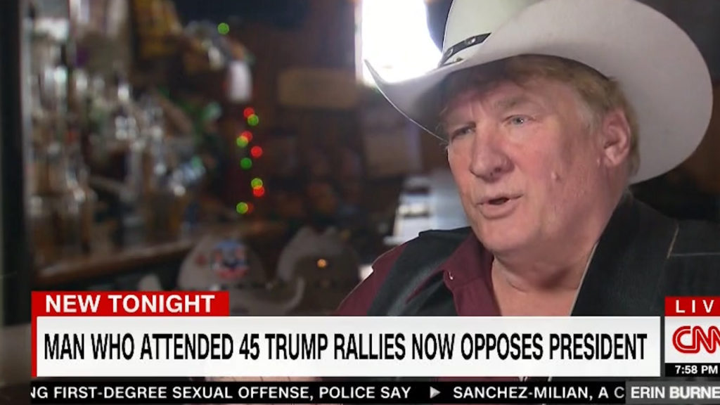 Donald Trump supporter who attended 45 Trump rallies opposes president now