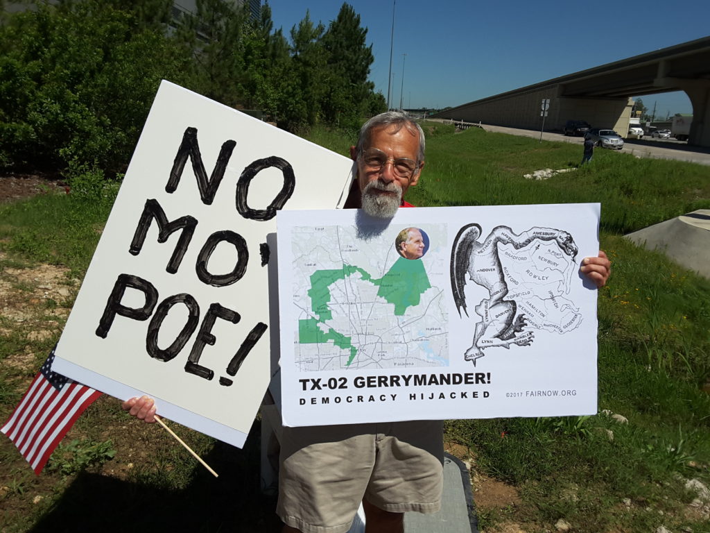 Ted Poe's constituents followed him to Chamber of Commerce event demanding a town hall