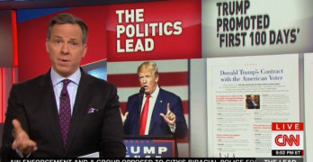 CNN Jake Tapper destroys Trump's 100-day mark with a flip-flop montage (VIDEO)