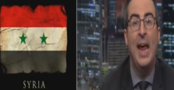 John Oliver rips media & politician orgasmic reaction to Trump Syria attack (VIDEO)