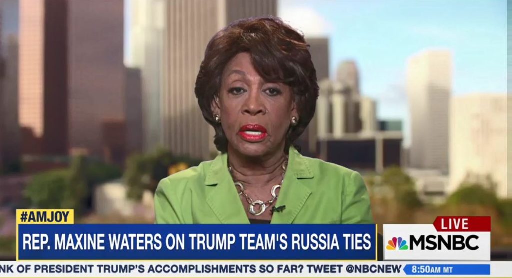 Maxine Waters says what others won't say, Russian collusion would cause Trump impeachment (VIDEO)