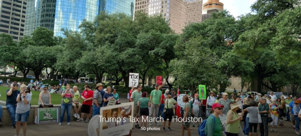 Trump's Tax March - Houston
