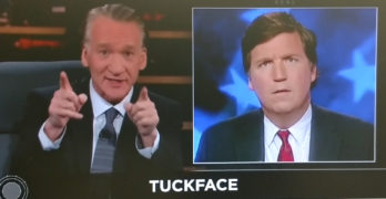 Bill Maher makes fun of Tucker Carlson's facial expressions