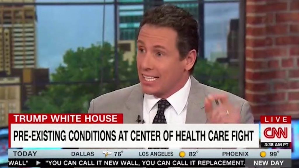 CNN Chris Cuomo calls Paul Ryan a liar for deceiving Americans on preexisting conditions coverage (VIDEO)