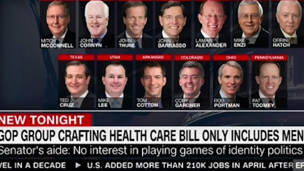 Republicans deciding healthcare in the Senate